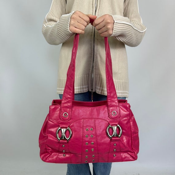 Pink Y2K Shoulder Preloved Shoulder Bag - image 3