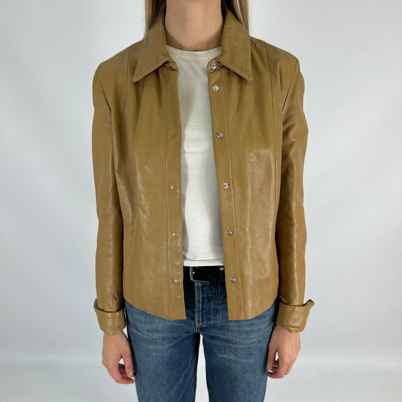 Caramel Real Leather Jacket - Etsy