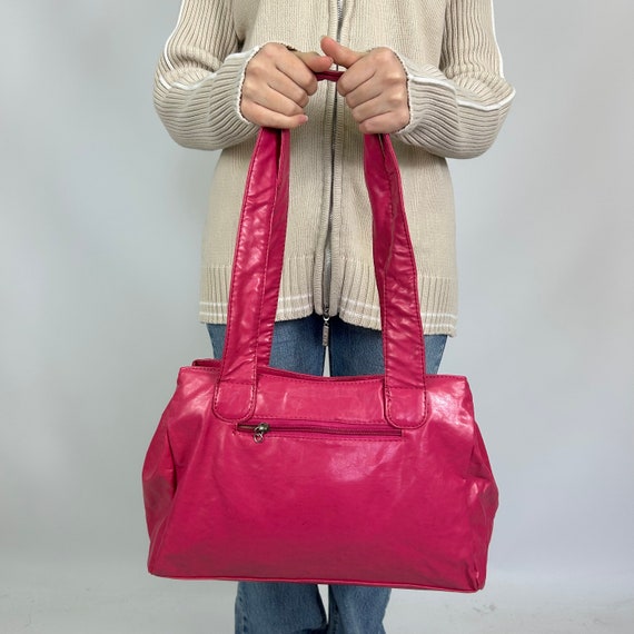 Pink Y2K Shoulder Preloved Shoulder Bag - image 4