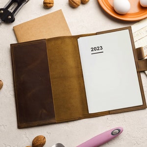 Jibun Techo Cover 2023, Jibun Techo 2023, A5 Slim Jibun Cover, B6 Slim Notebook Cover, Jibun Techo b6 Cover, Leder Planer Cover a5