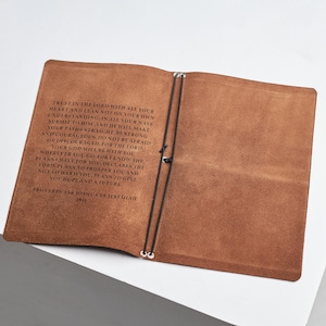Gegraveerde leren notitieboekomslag, handgemaakte notitieboekomslag, gepersonaliseerd navulbaar dagboek, aangepaste dagboekomslag, leren notitieboekhoes