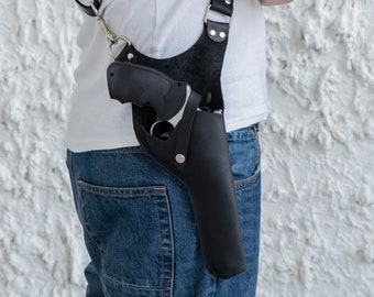 クロスボディガンバッグ、レザーガンホルスターバッグ、ショルダーガン