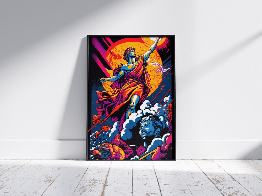 Pop Art Religion Religion Pop Art Pop Art Print Retro Comic Etsy