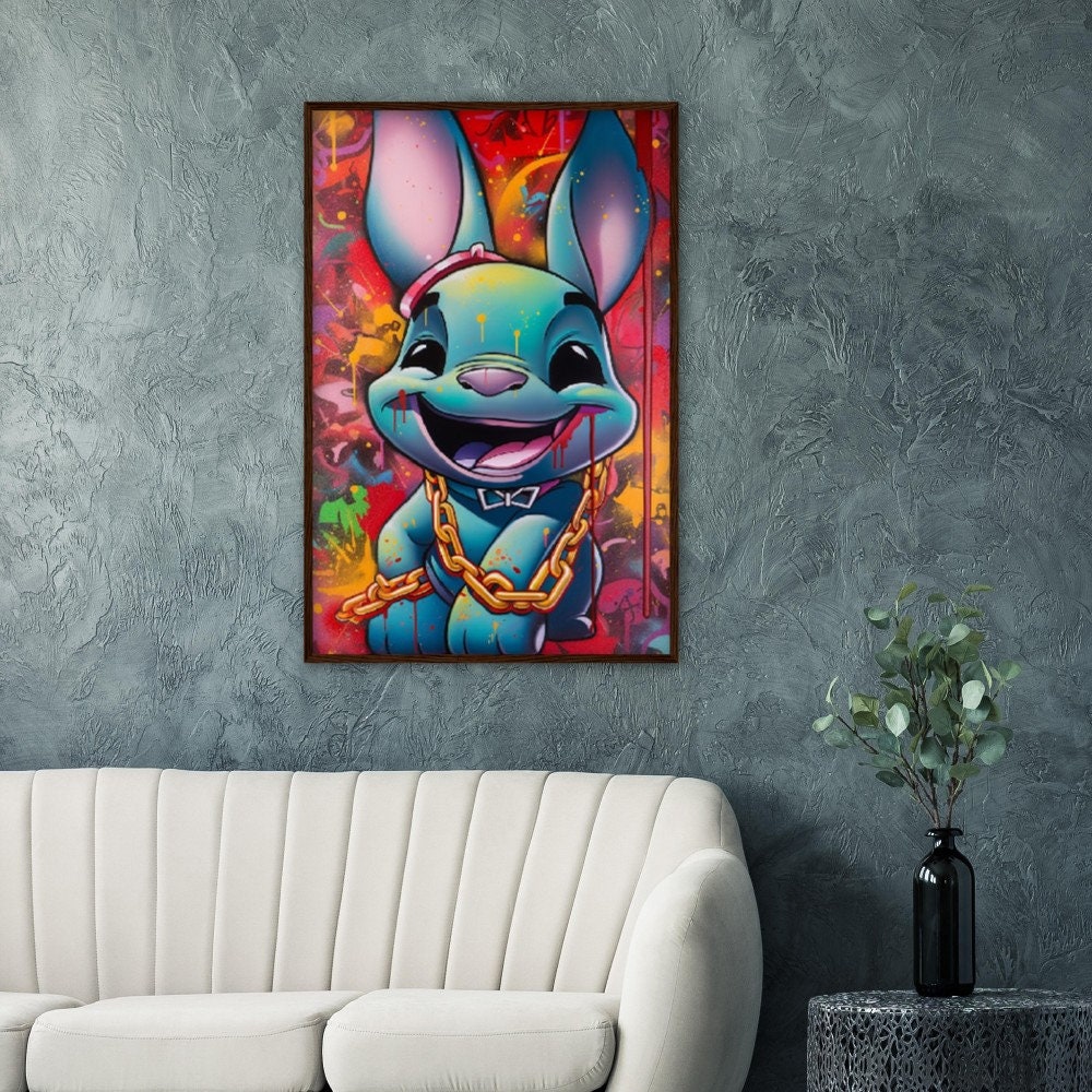 Mengen Lilo & Stitch Tapestry for Bedroom,Lilo & Stitch Living Room Home Decor for Party Home Christmas Wall Decoration/L-180*150cm, Size: Large-180*150cm