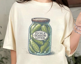 Pickle Jar T-Shirt: Comfort Colors Unisex Foodie Gift