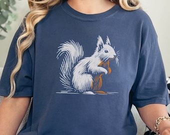 Adorable Squirrel T-Shirt: Animal Lover Gift, Nature Art Top