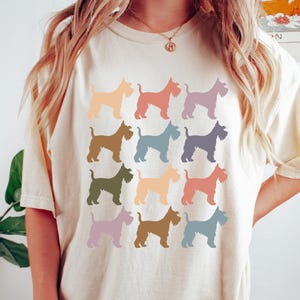 Comfort Colors Schnauzer Shirt, Schnauzer Dog T-shirt, Schnauzer Mom Tee, Schnauzer Mama Shirt, Schnauzer Lover Gift Schnauzer Owner Present