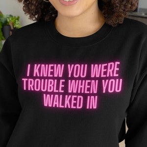 I Knew You Were Trouble - RED Taylor Swift Song Kids T-Shirt for Sale by  bombalurina