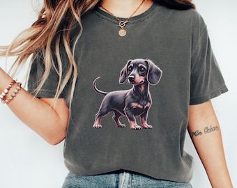 Comfort Colors Dachshund T-Shirt – Doxie Dog Lover Gift