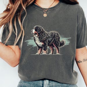 Comfort Colors Bernese Shirt - Cute Bernese Mountain Dog Tee for Berner Lovers, Dog Mom & Dad Gift, Fluffy Big Dog T-Shirt