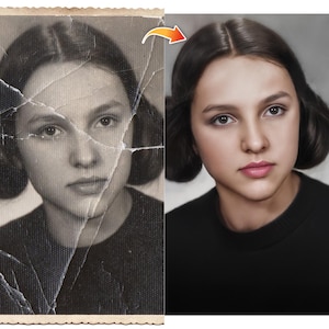 Service de restauration de photos et de colorisation | Restauration d'anciennes photos, correction du flou, amélioration de la qualité, réparation d'images anciennes, retouche d'images endommagées
