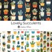 Cactus Seamless Pattern, Digital Paper, Succulent Botanical Planner ...