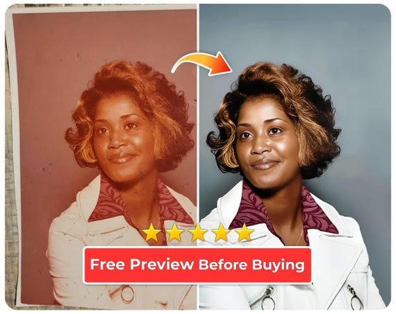 Old Photo Restoration Service | Colorization, Scratch Removal, Digital Retouch