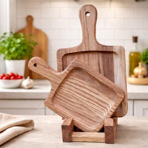 Frühstücksbretter set mit ständer
