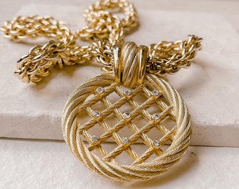 1950s 60s CHRISTIAN DIOR Necklace 50s Bijoux Stunning Necklace