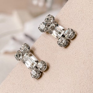 Kramer Silver and Crystals Earrings