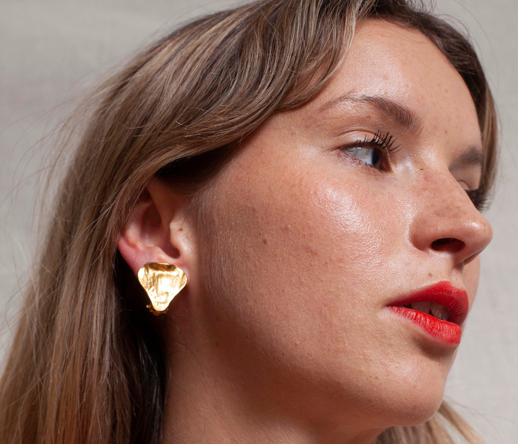 美品　イヴサンローラン　ヴィンテージ　ハート　ストーンビジュー　ブローチ Yves Saint-laurent 1980's - Mythical Yellow Gold Plated
