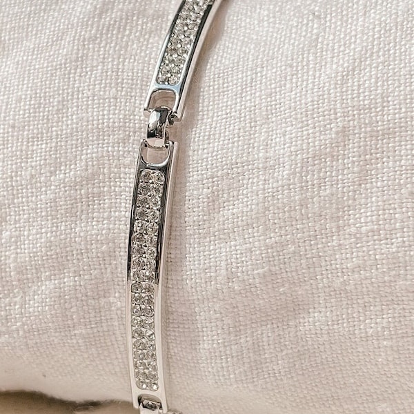 Dior Silver Tennis Bracelet