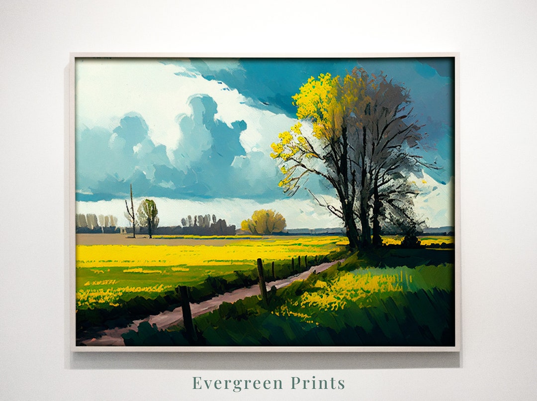 Spring Artist Print Start of Spring Digital Download Printable Art - Etsy