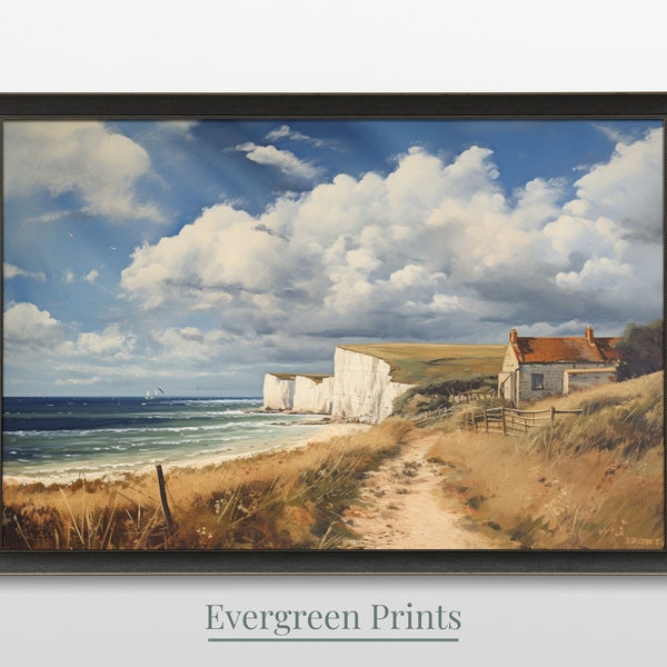 Cliffs of Dover Art Etsy