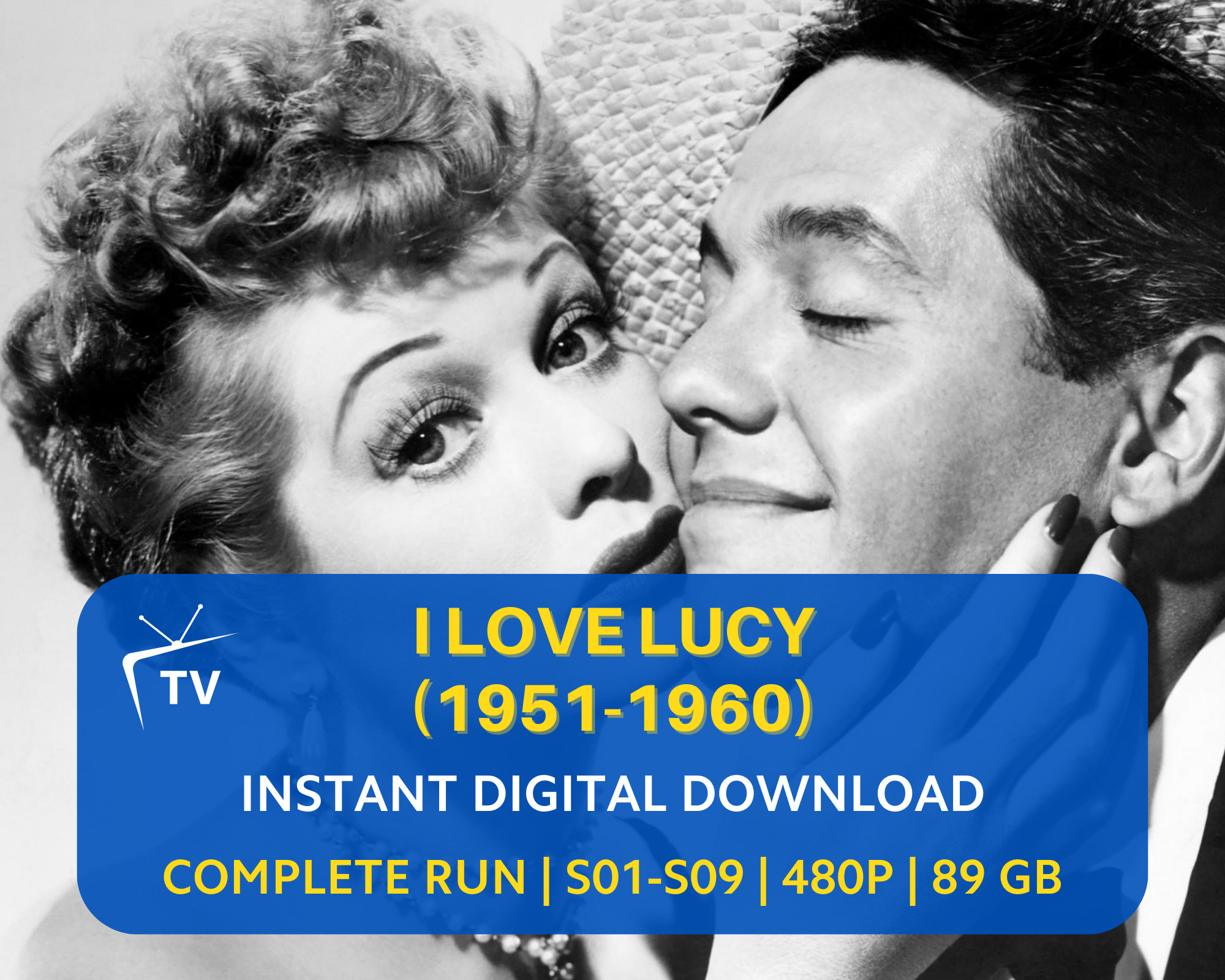 I Love Lucy Complete Series 1951 Tv Show Digital Download Etsy