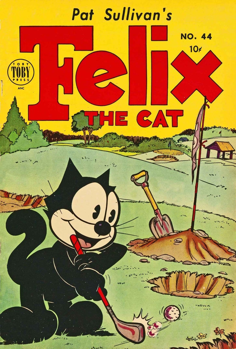 FELIX the CAT COMICS Collection Rare Vintage Cartoon Comic Etsy