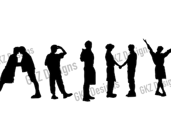 Bts army svg, bts army png