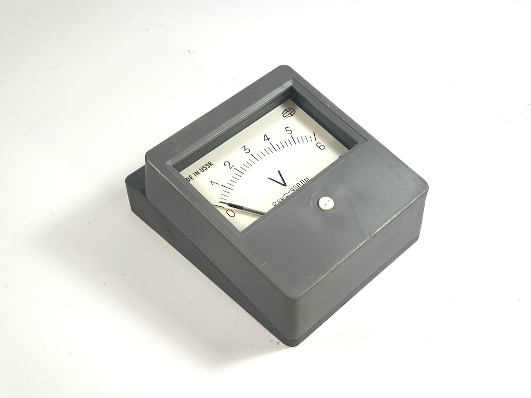 Soviet Meter UNUSED 1988 Soviet Electronic Voltage Meter Voltmeter USSR Russian ...