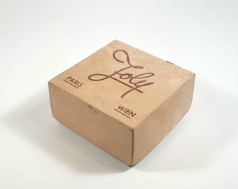 Cipria JOLY Paris Vienna anni '60, scatola cosmetica Full Skin, custodia francese MCM, trucco compatto Boudoir Vanity