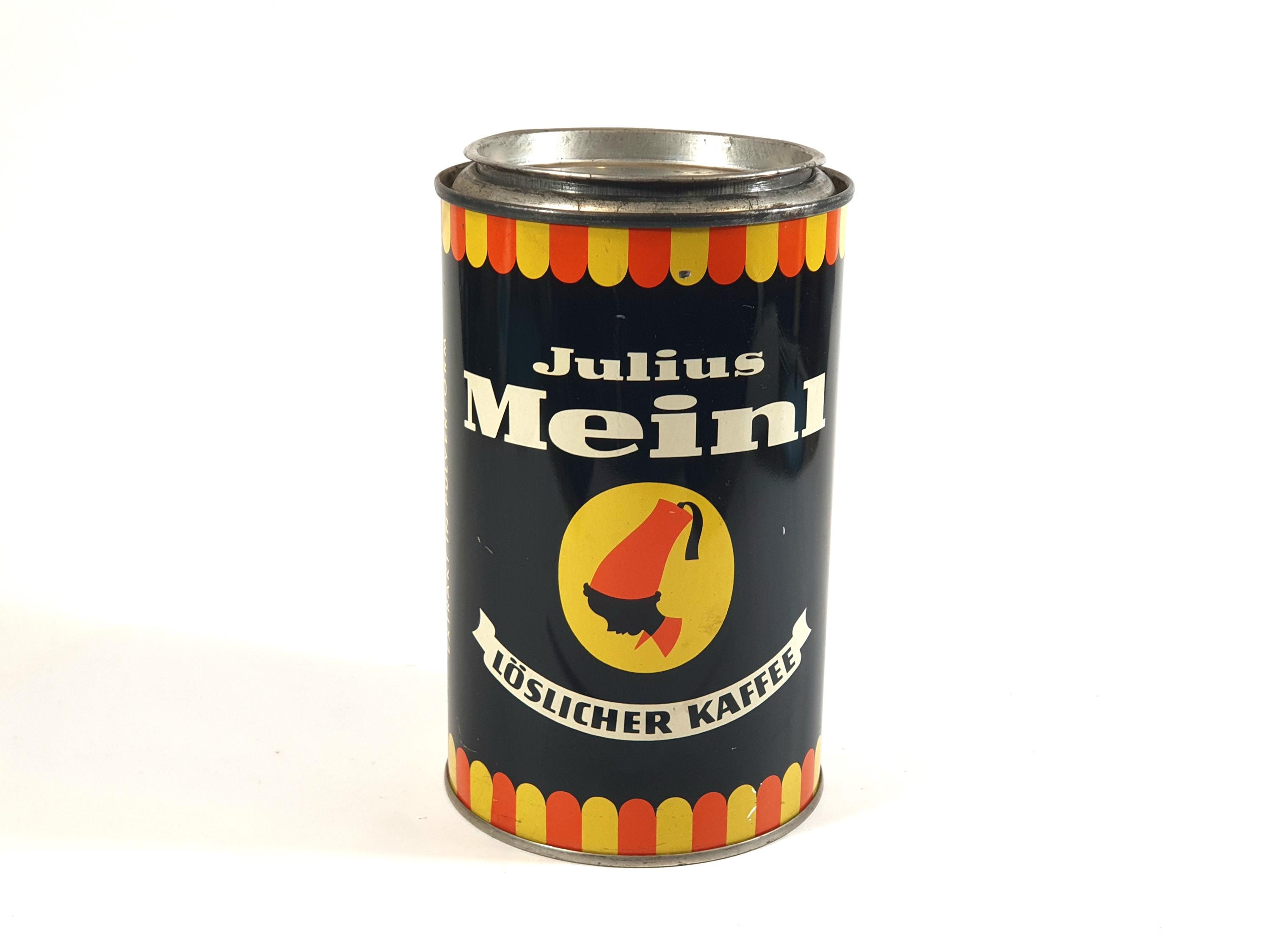 1960-70年代 JULIUS MEINL コーヒーキャニスター リトグラフ ブリキ箱