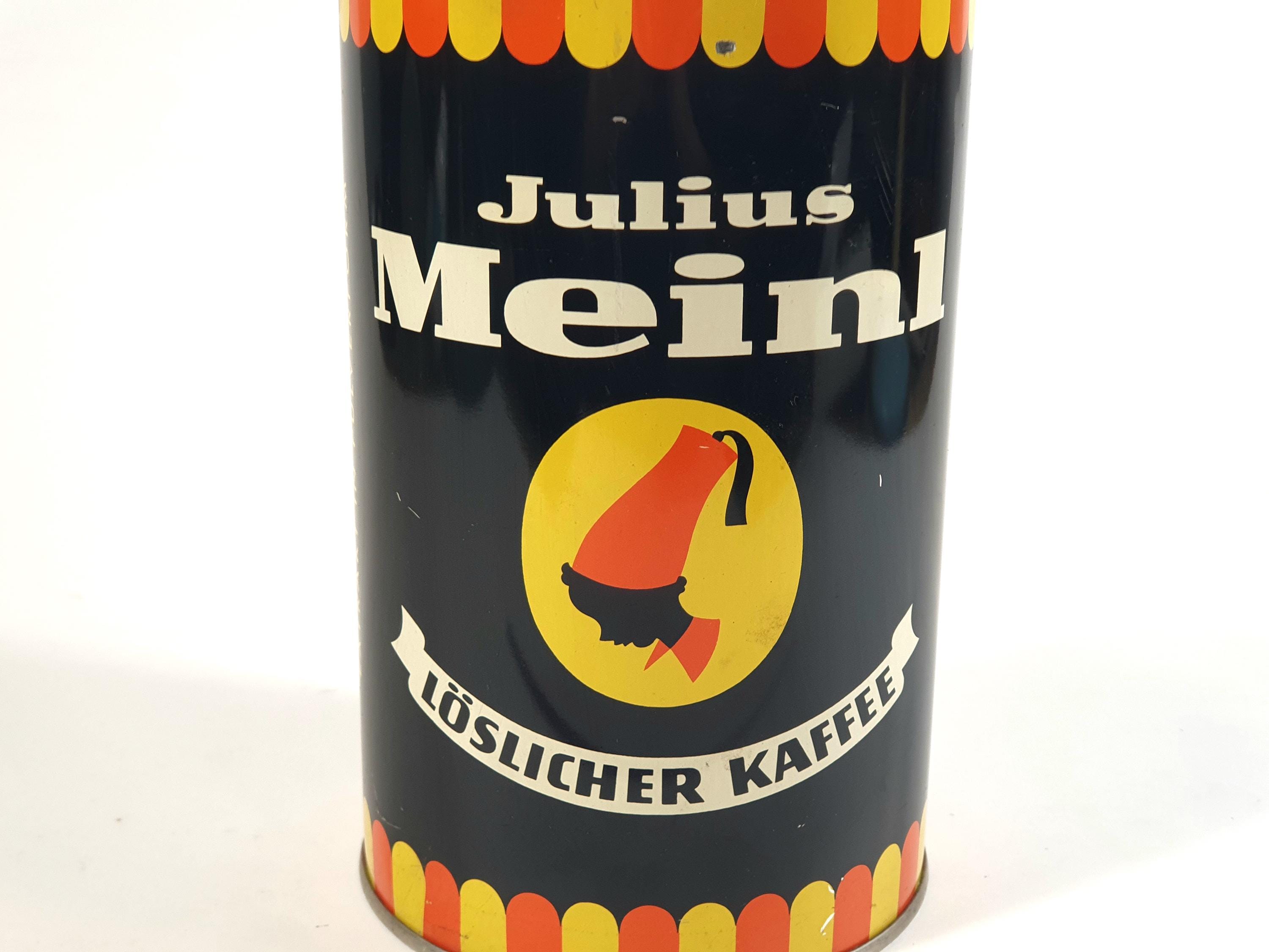 1960-70年代 JULIUS MEINL コーヒーキャニスター リトグラフ ブリキ箱