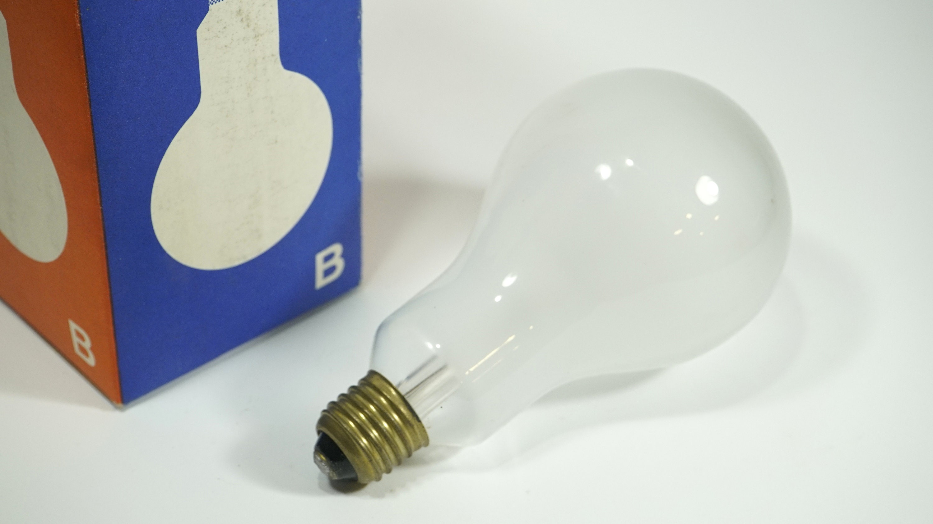 Tungsram TUNGSRAPHOT 500W Large E27 Bulb RARE Type 713 B 220V Vintage