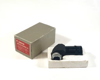 Vintage CANON A2 Angle Finder Viewfinder for Canon SLR Cameras Film Photography Adjustable FD F-1 Macro 1970's Made in Japan, in Box