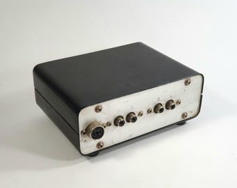 Preamplificador de señal de audio estéreo de los años 70, construido desde cero, pedal personalizado, caja de efectos de guitarra, sonido analógico AV vintage