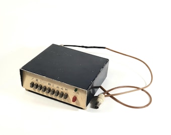 1970er Jahre Audio Effekt Box Pre-Amp Signal Verstärker Video TV ScratchBuilt Custom Made Pedal Gitarre Analog Stereo Sound AV Vintage