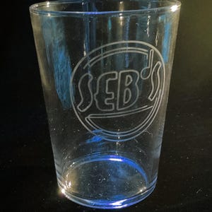 Seb’s from La La Land Etched Glass