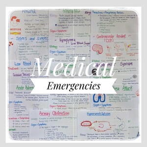 Medical Emergencies Bundle Study Sheets for The Dental Hygienist image 2