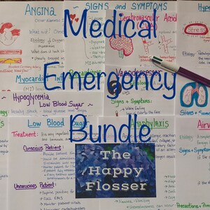 Medical Emergencies Bundle Study Sheets for The Dental Hygienist image 3