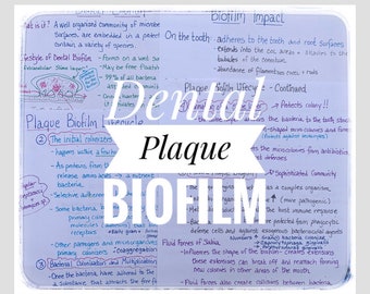 Dental Plaque Biofilm Study Notes for Dental Hygiene Students