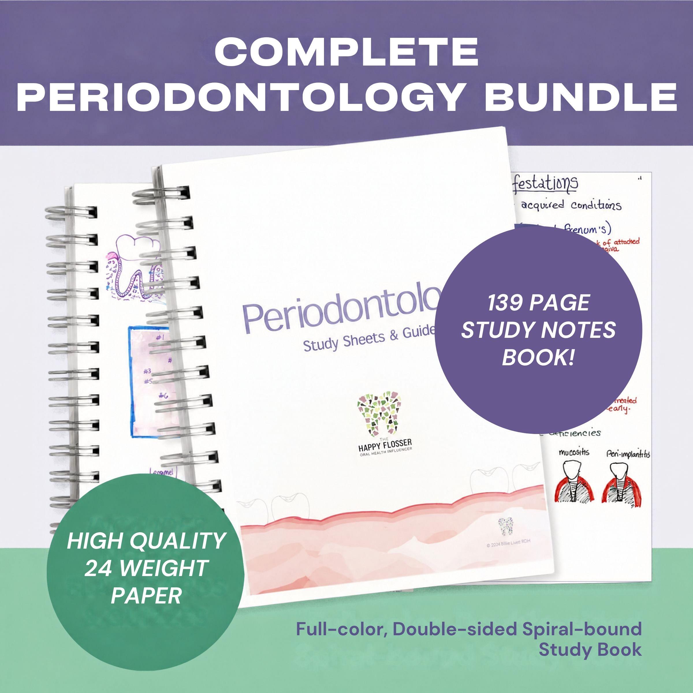 Dental Hygiene Periodontology Study Notes Guide - Etsy