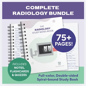 Dental Radiology Study Notes Book: Hygiene & Assisting Students