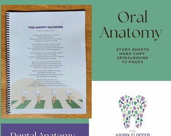 Discontinued***dental Anatomy Spiralbound Color Notes Tooth
