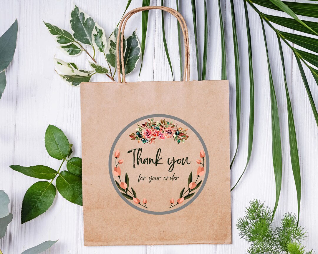 Thank You for Your Order Sticker, Thank You Sticker, Order Sticker ...