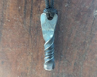 Blacksmith Forged Twist Necklace