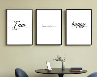 Set of 3 Minimalist Wall Art Prints, Modern Living Room Print, bedroom home decor A4 A3 A2 A1 poster Gift Unframed wall decor