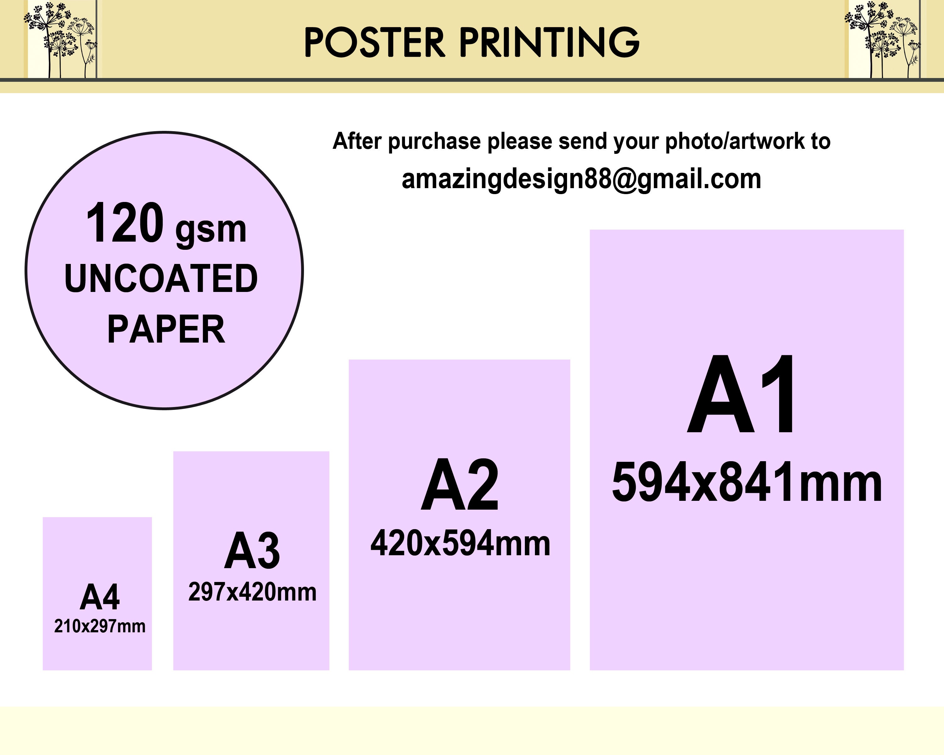 A1 Size Poster Printing