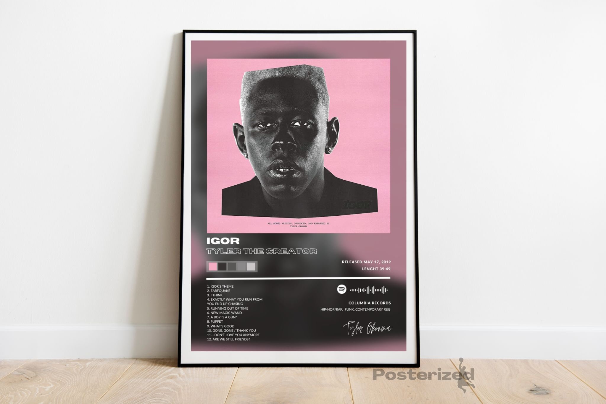 Tyler the Creator IGOR Digital Album Art Poster Download Etsy