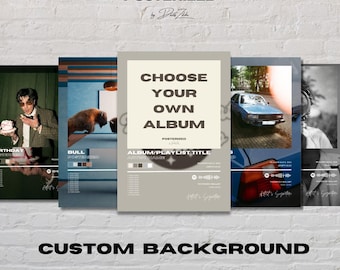 Custom Album Cover Art Poster | Personalized Music Gift (Digital Download)
