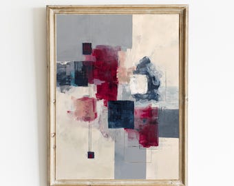 Moody Abstract Print | Modern Textured Art | Minimalist Art Print | Contemporary PRINTABLE | Living Room Decor | Digital Download | E1170