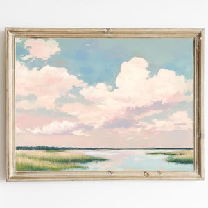 Impression de paysage grand-millénaire | Impression d&#39;art d&#39;été | Décoration murale paysage moderne | Décoration murale de ferme | Paysage moderne | IMPRIMABLE | E373